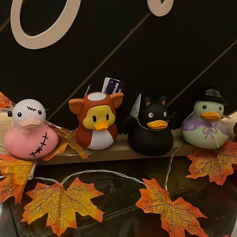 Gizmo , Witch, Frankenstein, Bat Rubber Ducks